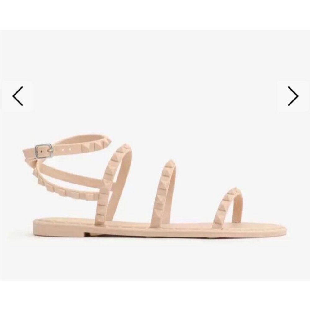 Nicole Miller strappy studded sandals.